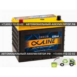 АККУМУЛЯТОР ALPHALINE ULTRA  88Ah EN800 п.п.(260x172x220)