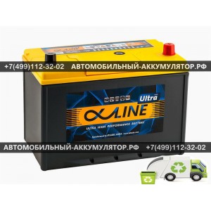 АККУМУЛЯТОР ALPHALINE ULTRA 105Ah EN900 о.п.(302x172x220)