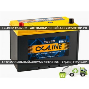 АККУМУЛЯТОР ALPHALINE ULTRA 105Ah EN900 п.п.(302x172x220)