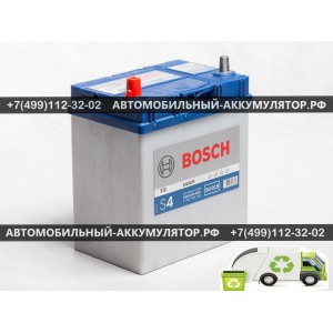 АККУМУЛЯТОР BOSCH 40Ah EN330 п.п.(187х127х227) (S4 019) J