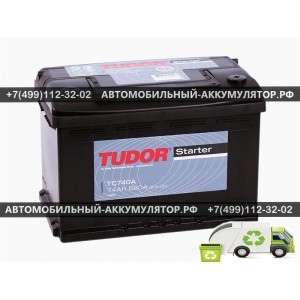 АККУМУЛЯТОР TUDOR Starter  74Ah EN680 о.п.(278x175x190) (TC740) АККУМУЛЯТОР TUDOR Starter  74Ah EN680 о.п.(278x175x190) (TC740)