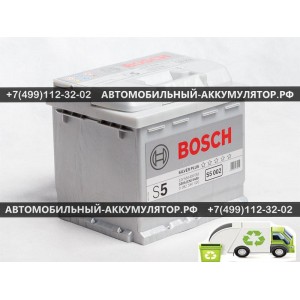 АККУМУЛЯТОР BOSCH  54Ah EN530 о.п.(207х175х190) (S5 002)