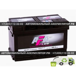 АККУМУЛЯТОР AFA 72 Ah EN680 о.п. (278x175x175) 572409 (HS-N3)