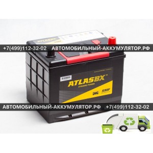 АККУМУЛЯТОР ATLAS  85Ah EN500 о.п.(230х172х220) (MF85-500) (борт) АККУМУЛЯТОР ATLAS  85Ah EN500 о.п.(230х172х220) (MF85-500) (борт)