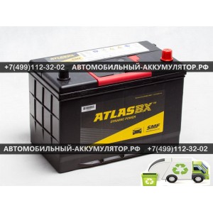 АККУМУЛЯТОР ATLAS 100Ah EN760 о.п.(302х172х220) (MF60045) (борт) АККУМУЛЯТОР ATLAS 100Ah EN760 о.п.(302х172х220) (MF60045) (борт)