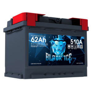 Аккумулятор BLACK ICE CLASSIC 6СТ-62.0 обратная (0) полярность