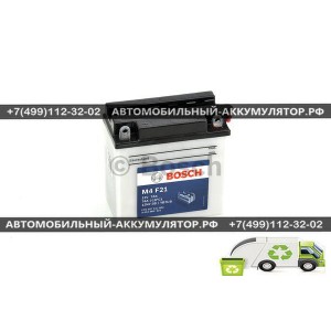 АККУМУЛЯТОР BOSCH МОТО M4 F21  0092M4F210 7Ач (A/h) - 507012004 / YB7L-B Аккумулятор BOSCH MOBA M4 F21 0092M4F210 7 Ач (A/h) - 507012004