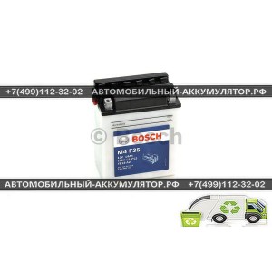 АККУМУЛЯТОР BOSCH МОТО M4 F35  0092M4F350 14Ач (A/h) - 514012014 / YB14-A2 АККУМУЛЯТОР BOSCH МОТО M4 F35  0092M4F350 14Ач (A/h) - 514012014 / YB14-A2