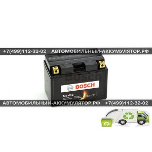 АККУМУЛЯТОР BOSCH МОТО M6 012  0092M60120 9Ач (A/h) - 509901020 / YTZ12S-BS Аккумулятор BOSCH MOBA M6 012 0092M60120 9 Ач (A/h) - 509901020