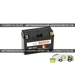 АККУМУЛЯТОР BOSCH МОТО M6 013  0092M60130 9Ач (A/h) - 509902008 / YT9B-BS Аккумулятор BOSCH M6 013 MOBA 0092M60130 9 Ач (A/h) - 509902008