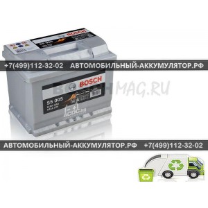 Аккумулятор BOSCH S5 006 0092S50060 63 Ач (A/h) прямая полярность - 563401061