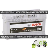 Аккумулятор BOSCH S5 010 0092S50100 85 Ач (A/h) обратная полярность - 585200080