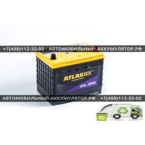 АККУМУЛЯТОР ATLAS UMF115D26L 85 Ач (A/h)  обратная полярность  АККУМУЛЯТОР ATLAS UMF115D26L 85 Ач (A/h)  обратная полярность