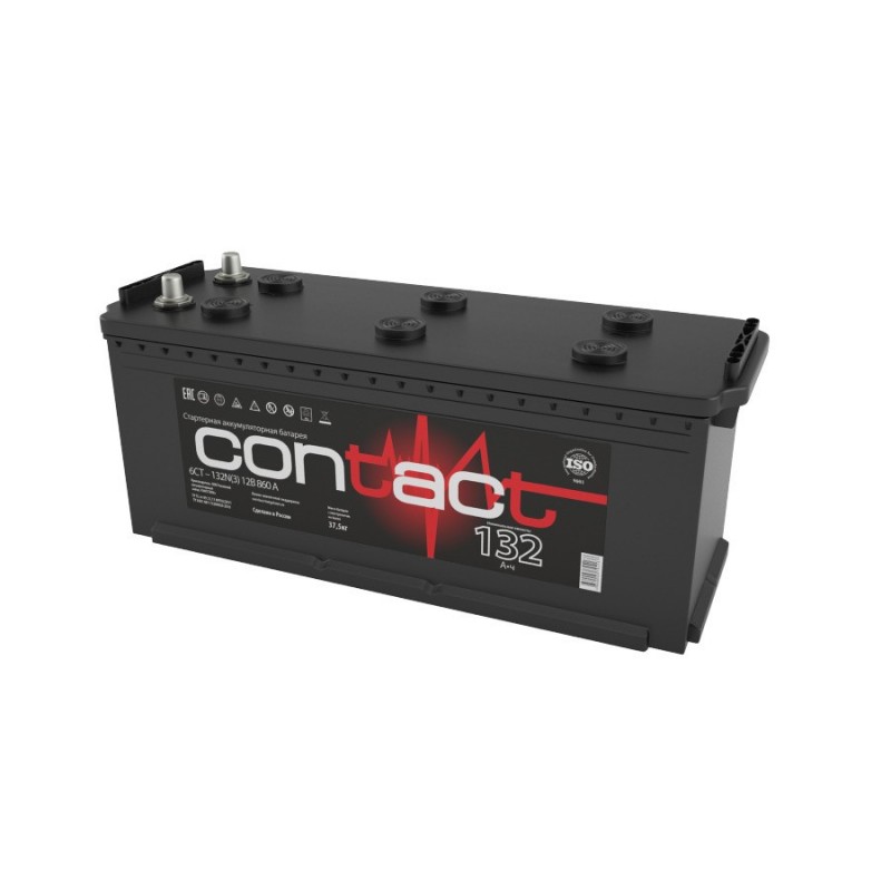 Аккумулятор CONTACT 6CT - 132 N (4)  ёмкость 132 Ач пусковой ток 860А