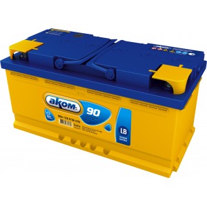 Аккумулятор АКОМ 6CT-90.0 обратная полярность