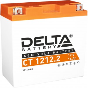 Мото аккумулятор DELTA CT 1212.2