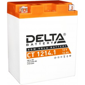 Мото аккумулятор DELTA CT 1214.1