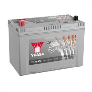 Аккумулятор GS YUASA YUASA YBX5334 95Ач 12В 830А прямая полярность (1)